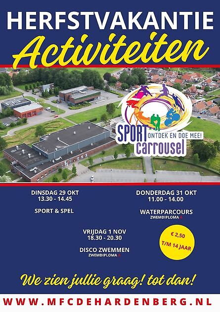 Herfstvakantie activiteiten - MFC De Hardenberg Finsterwolde